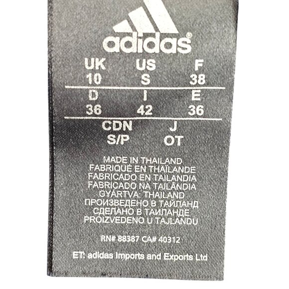 Athleisure Workout Comfy Running Tennis Dress Adidas S Blue Orange Geometric Top - Picture 12 of 14